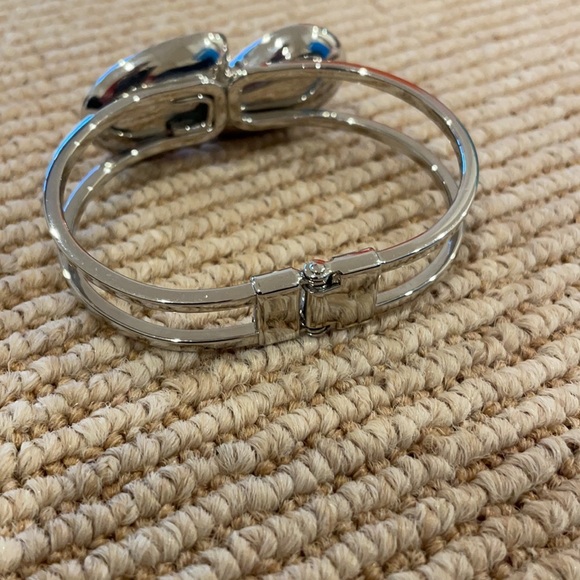 Silver cuff bracelet - like new - Picture 2 of 3